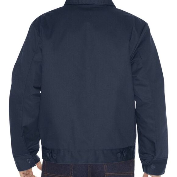 DICKIES MEN'S INSULATED NAVY BlUE EISENHOWER WORK JACKET SIZE LARGE - Picture 2 of 8
